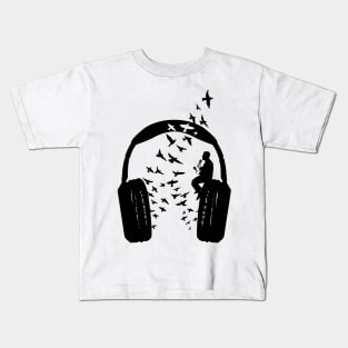 Headphone Maracas Kids T-Shirt